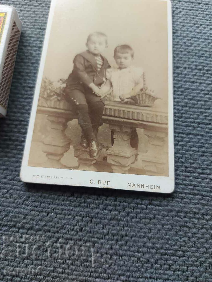 Delivery of OLD PHOTO - CARDBOARD - XIX CENTURY