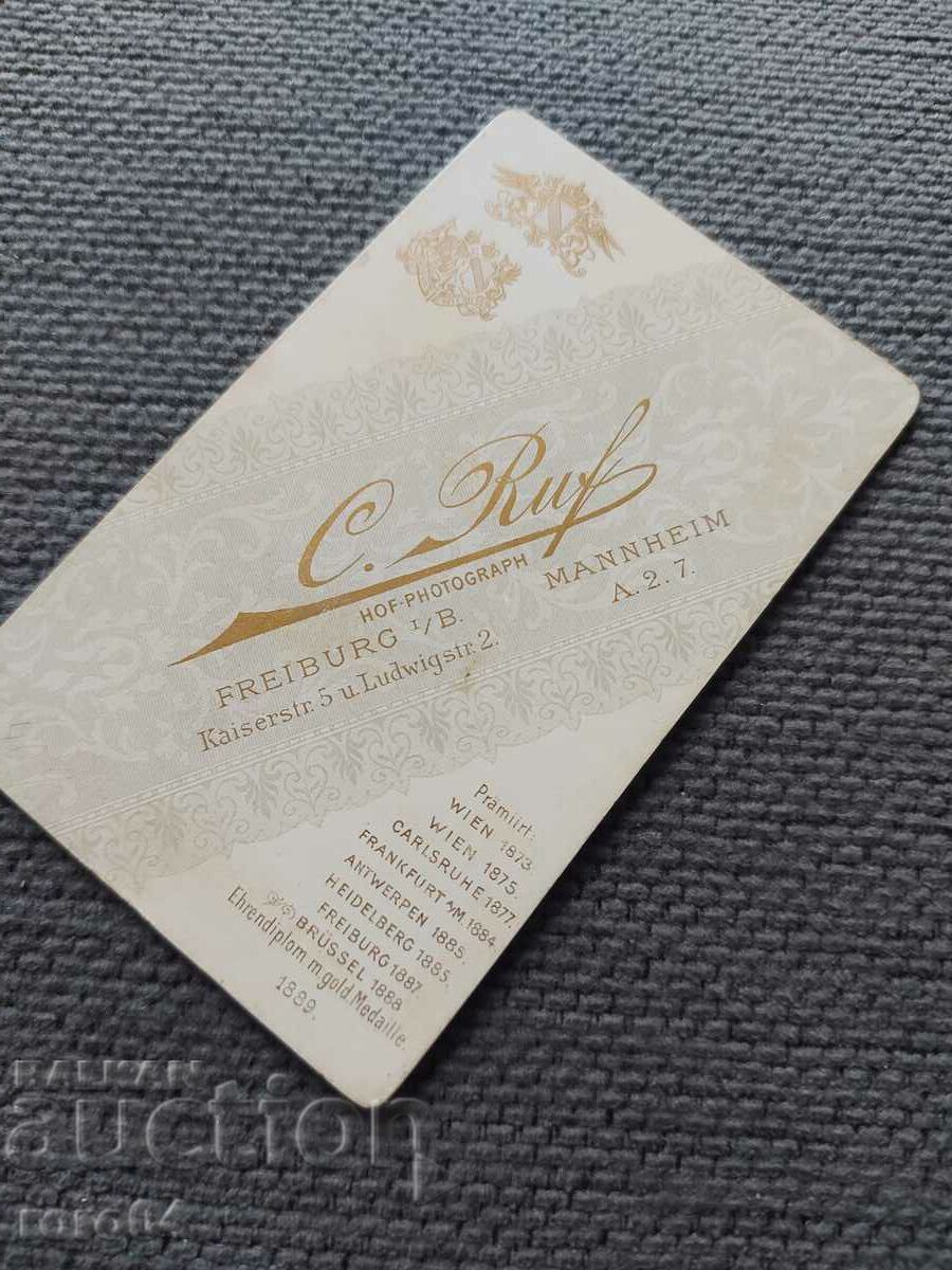 FOTO VECHE - CARTON - SECOLUL XIX - 6 FOTO VECHE - CARTON - SECOLUL XIX - 6