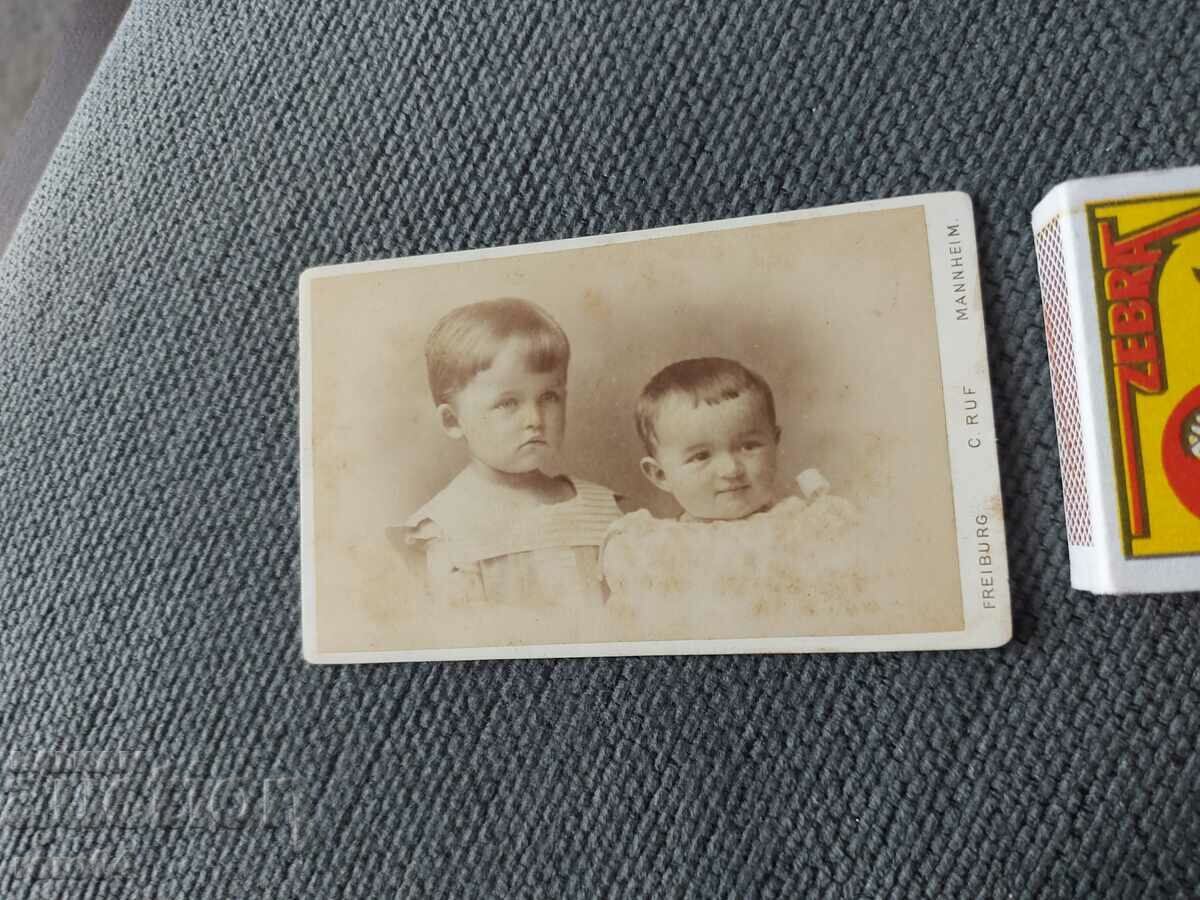Licitație FOTO VECHE - CARTON - SECOLUL XIX
