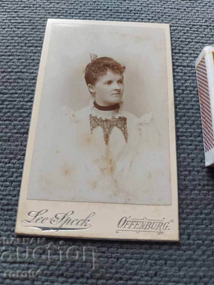 Livrarea FOTO VECHE - CARTON - SECOLUL XIX Livrarea FOTO VECHE - CARTON - SECOLUL XIX