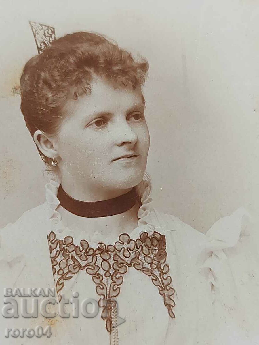 FOTO VECHE - CARTON - SECOLUL XIX - 7 FOTO VECHE - CARTON - SECOLUL XIX - 7