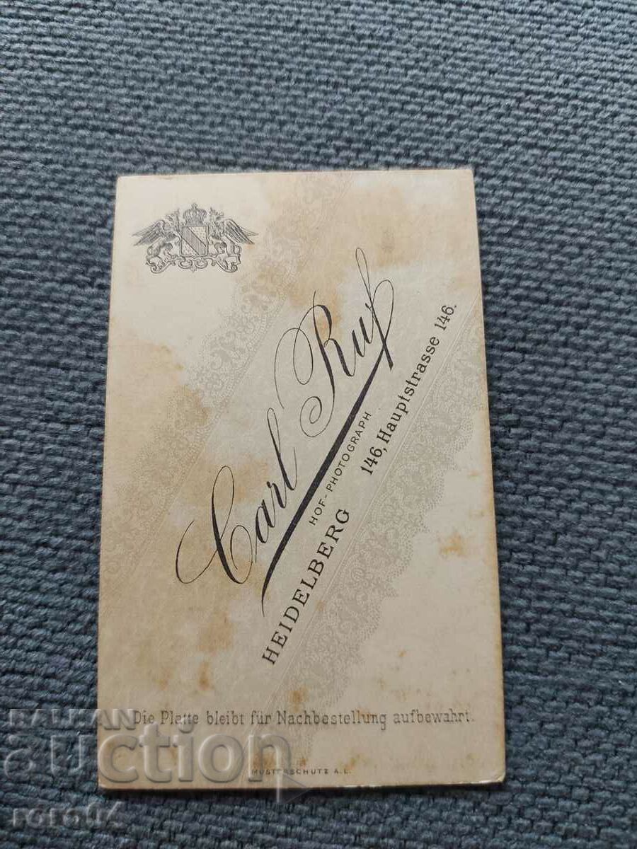 OLD PHOTO - CARDBOARD - XIX CENTURY - 5