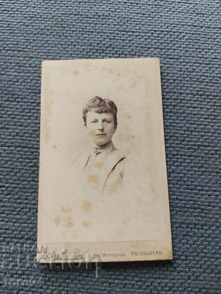 OLD PHOTO - CARDBOARD - XIX CENTURY