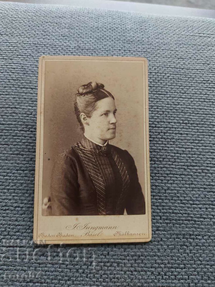 FOTO VECHE - CARTON - SECOLUL XIX - 7 FOTO VECHE - CARTON - SECOLUL XIX - 7