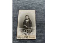 FOTO VECHE - CARTON - SECOLUL XIX