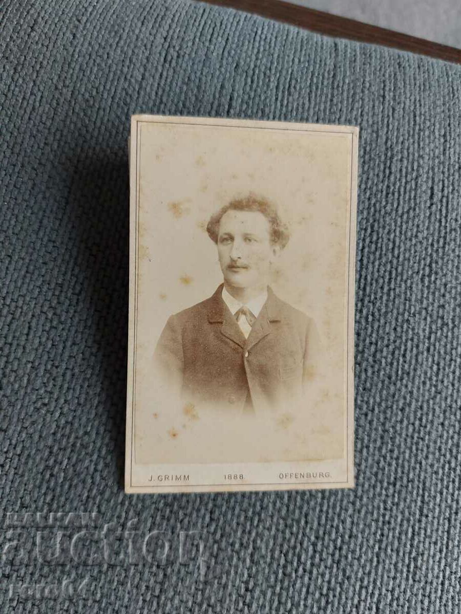 FOTO VECHE - CARTON - SECOLUL XIX - 7 FOTO VECHE - CARTON - SECOLUL XIX - 7