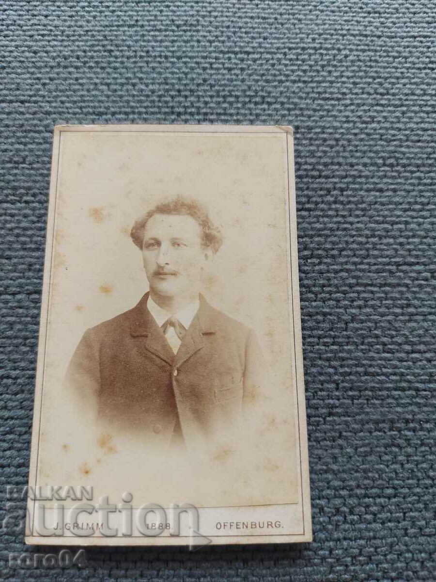СТАРА ФОТОГРАФИЯ - КАРТОН - XIX ВЕК