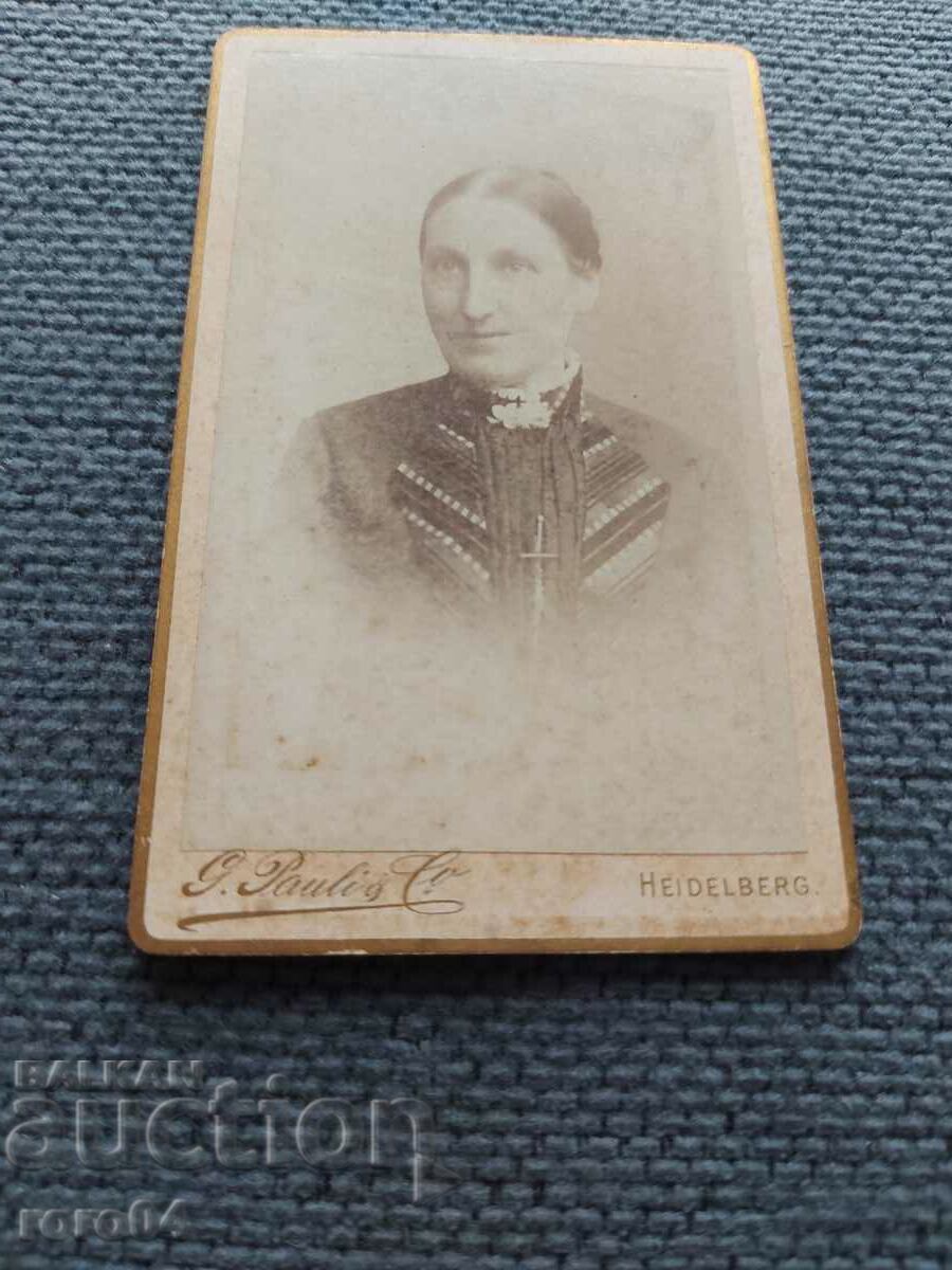 Livrarea FOTO VECHE - CARTON - SECOLUL XIX Livrarea FOTO VECHE - CARTON - SECOLUL XIX