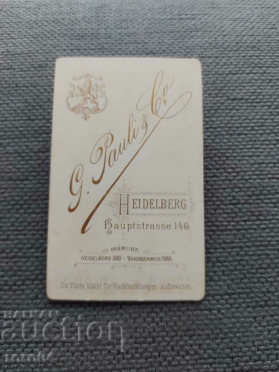 FOTO VECHE - CARTON - SECOLUL XIX - 6 FOTO VECHE - CARTON - SECOLUL XIX - 6