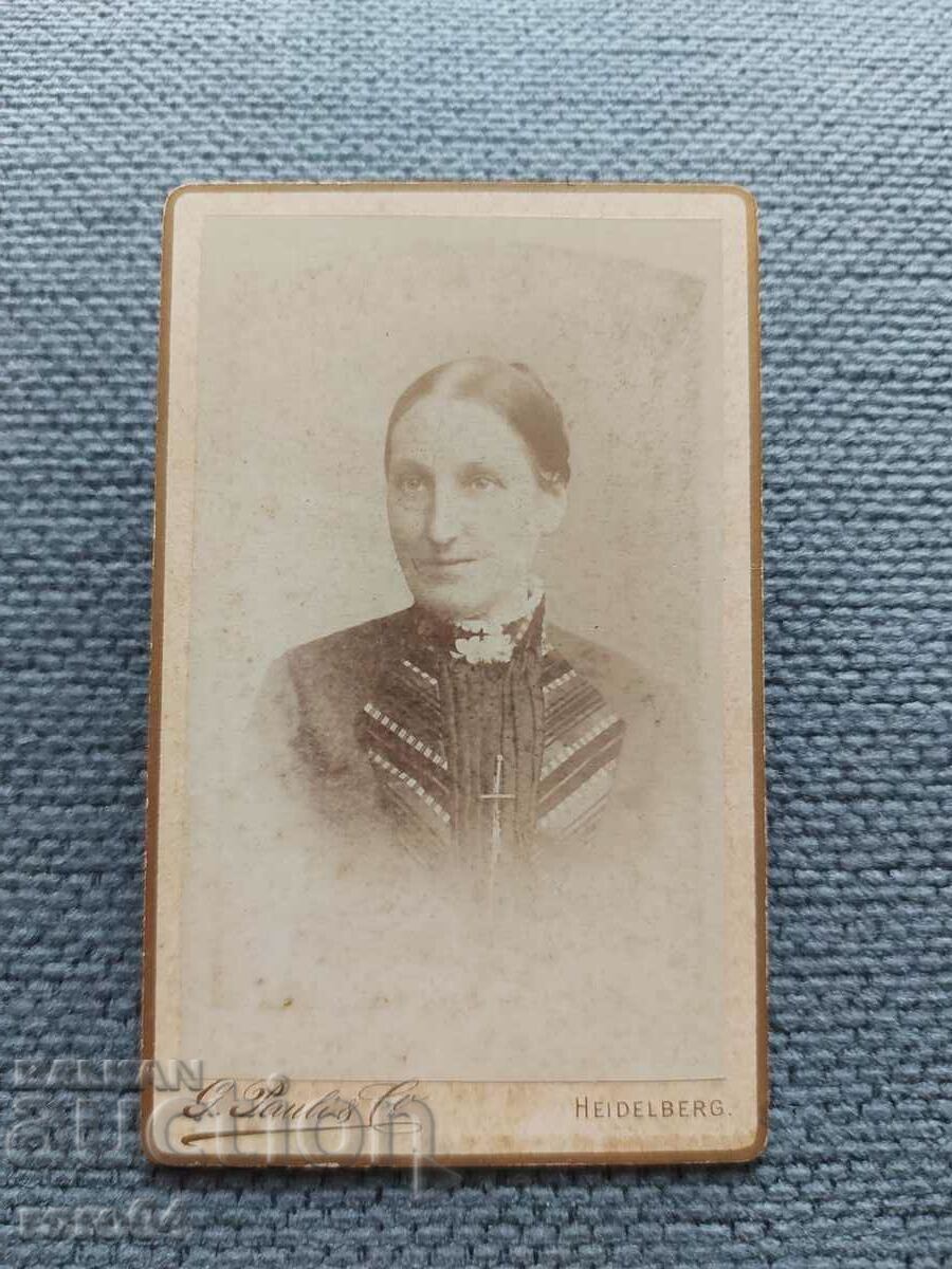 FOTO VECHE - CARTON - SECOLUL XIX - 7 FOTO VECHE - CARTON - SECOLUL XIX - 7