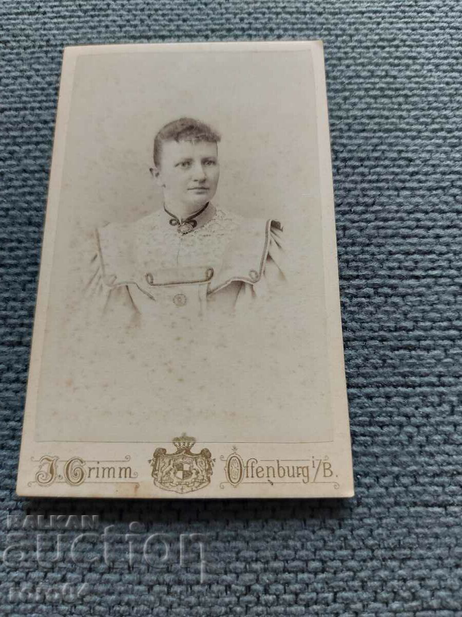 Livrarea FOTO VECHE - CARTON - SECOLUL XIX Livrarea FOTO VECHE - CARTON - SECOLUL XIX