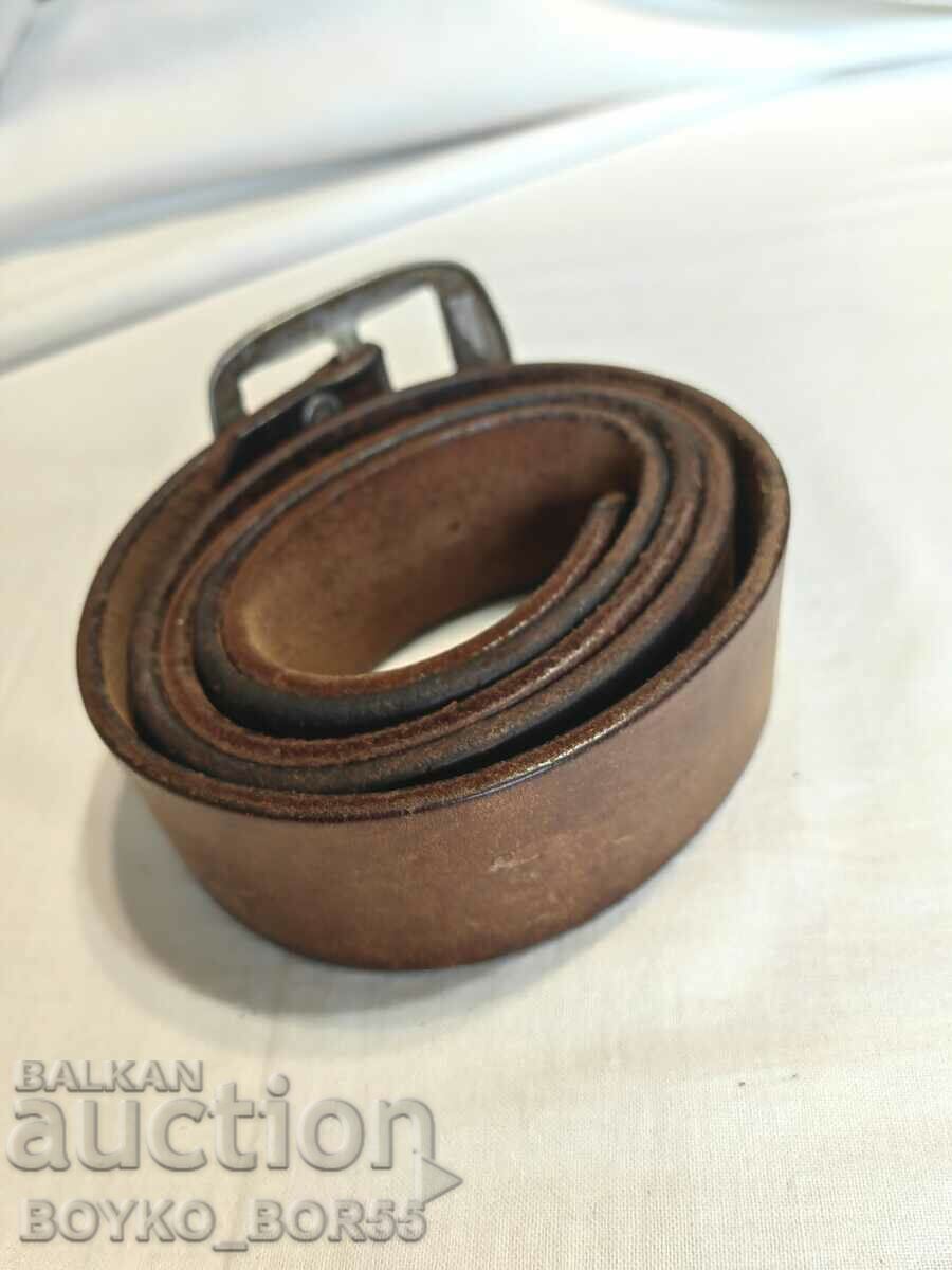 Centura militară din piele de epocă cu preț 38.00 BGN | € 19.43