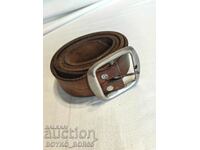 Vintage Military Leather Belt