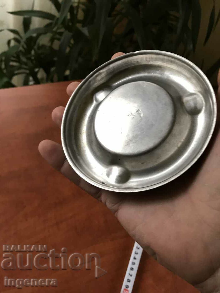ASHTRAY METAL OLD - 5 ASHTRAY METAL OLD - 5