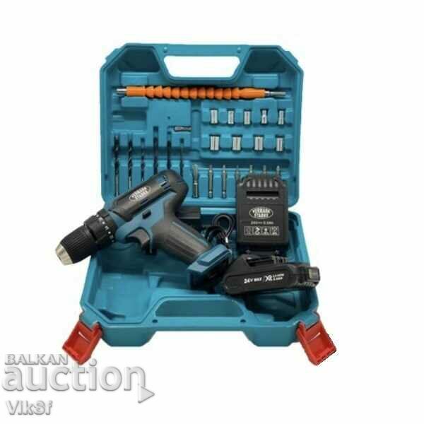 Șurubelniță fără fir 24v. 5A VERMARK STARKE cu preț 84.50 BGN | € 43.20 Șurubelniță fără fir 24v. 5A VERMARK STARKE cu preț 84.50 BGN | € 43.20