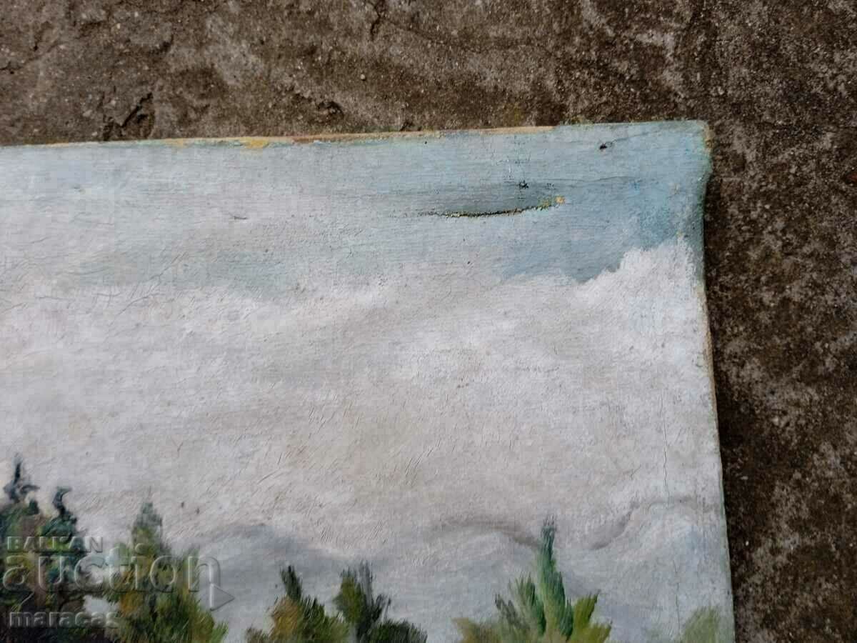 Old painting with price 30.00 BGN | € 15.34 Old painting with price 30.00 BGN | € 15.34