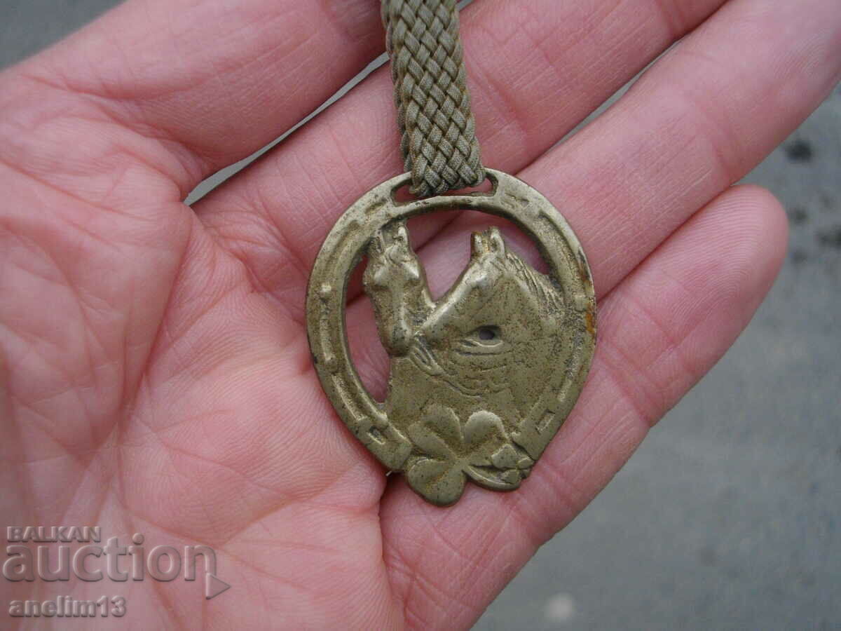 Auction Antique Pocket Watch Fob Horseshoe Clover Auction Antique Pocket Watch Fob Horseshoe Clover