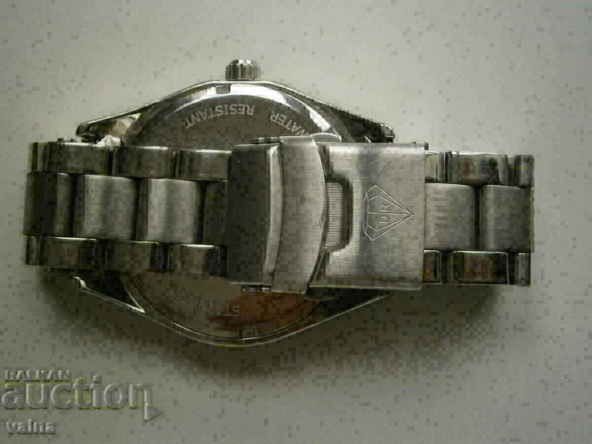 Delivery of DAYMOND RENE, GMT, 10 atm. water resistant, all steel, 44mm
