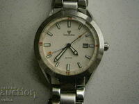 DAYMOND RENE, GMT, 10 atm. rezistent la apa, tot otel, 44mm