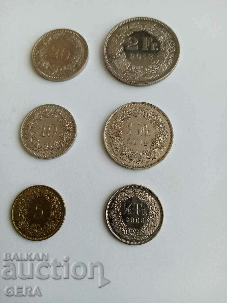 coins from Switzerland with price 12.00 BGN | € 6.14 coins from Switzerland with price 12.00 BGN | € 6.14