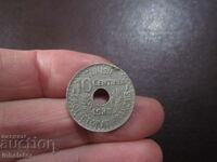 1938 Tunisia 10 centimes