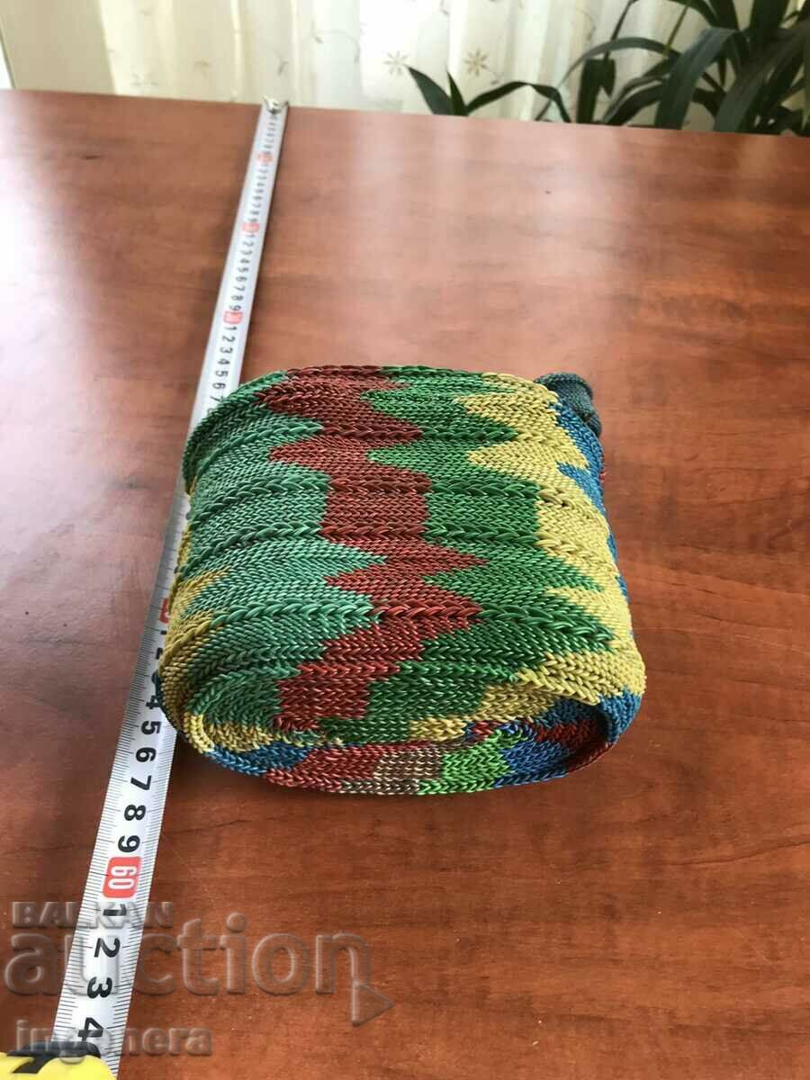 HAND BRAIDED ALUMINUM POT - 6 HAND BRAIDED ALUMINUM POT - 6