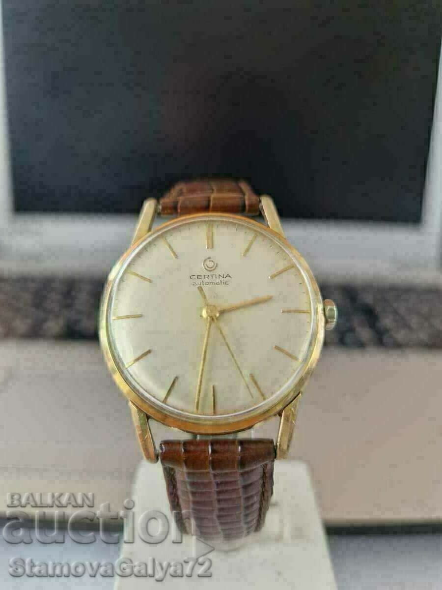 Swiss gold-plated watch CERTINA Automatic with price 398.00 BGN | € 203.49 Swiss gold-plated watch CERTINA Automatic with price 398.00 BGN | € 203.49