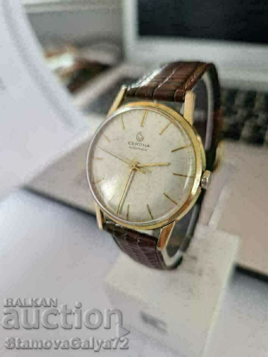Delivery of Swiss gold-plated watch CERTINA Automatic Delivery of Swiss gold-plated watch CERTINA Automatic