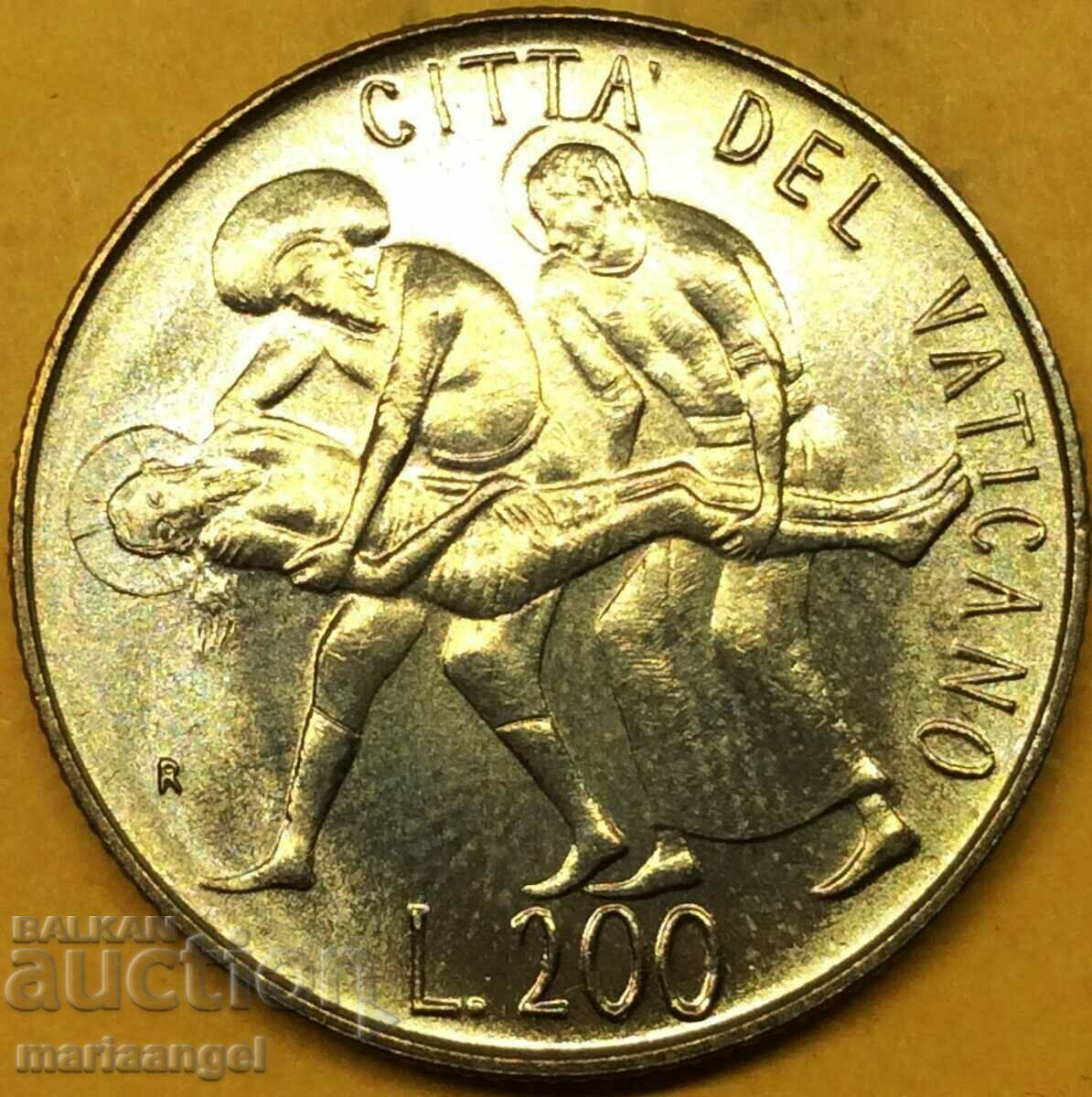 200 Lire 1981 Vatican