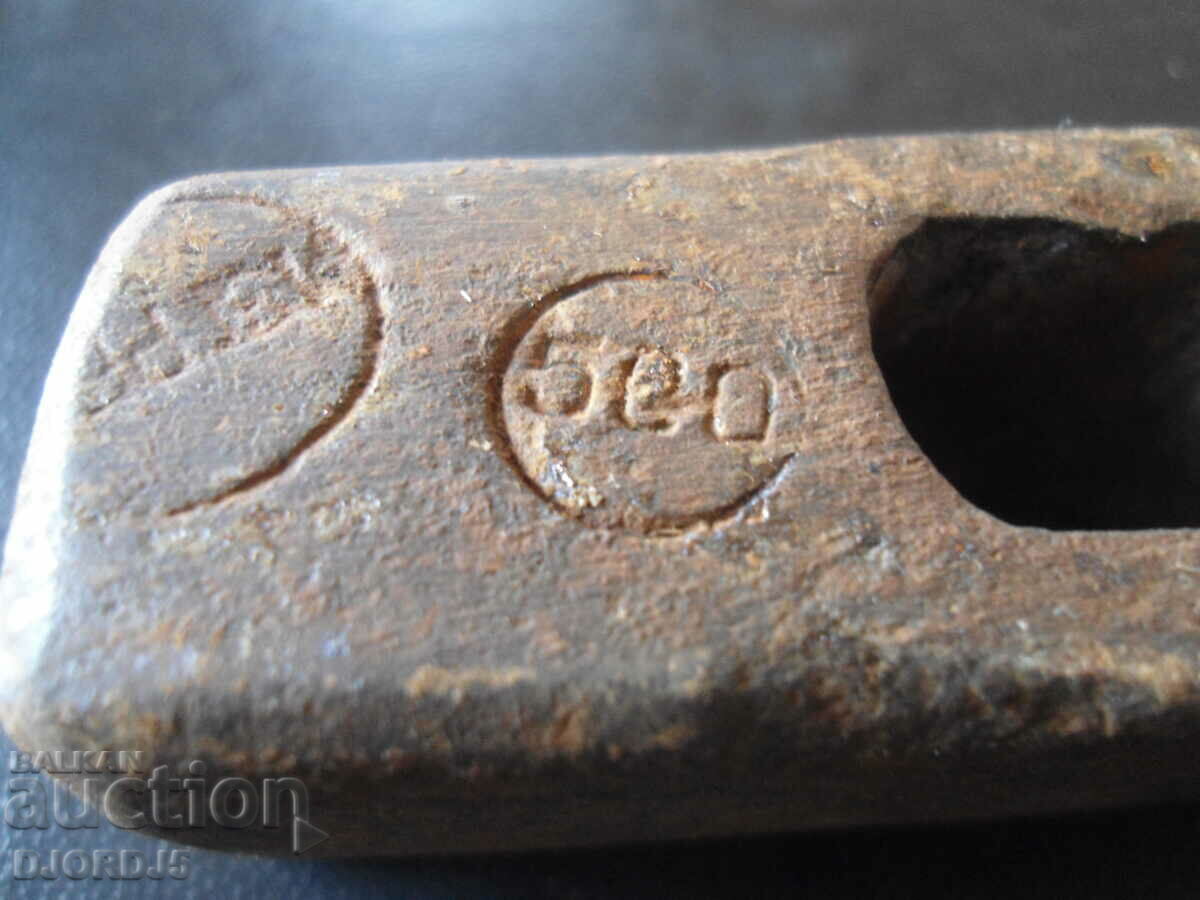 Old hammer, markings with price 4.00 BGN | € 2.05 Old hammer, markings with price 4.00 BGN | € 2.05
