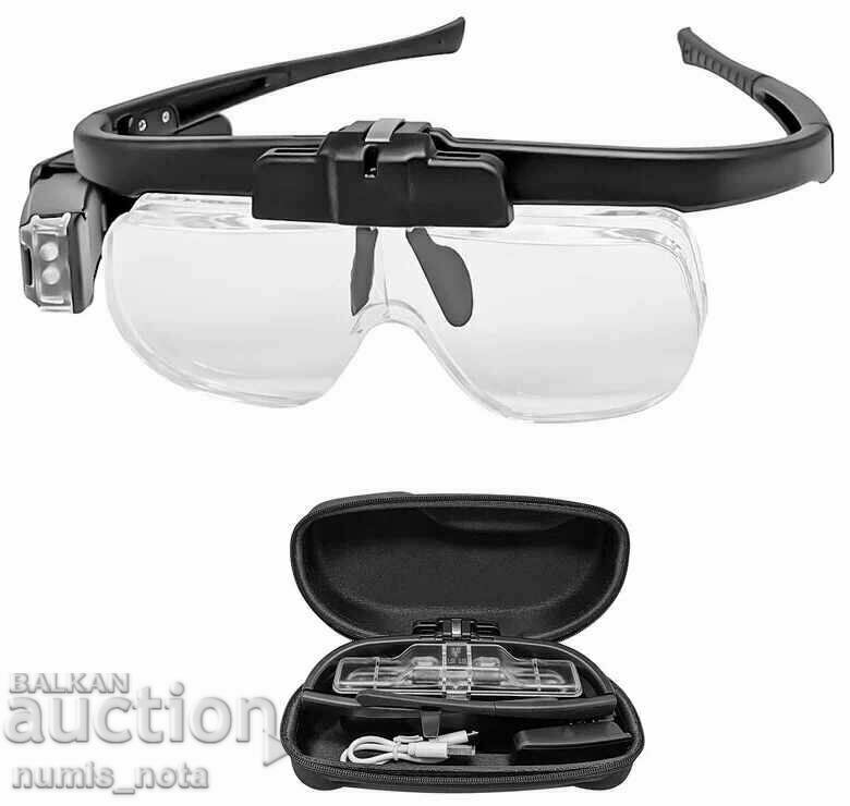 Jewellery, numismatic magnifying glasses with replaceable magnifiers - 7