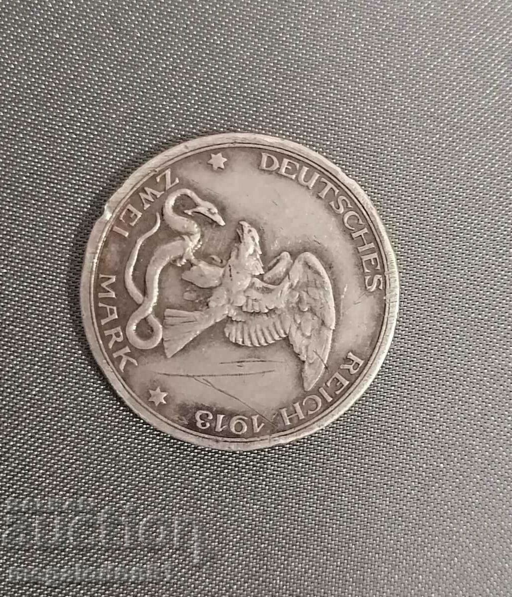 Germany - 2 stamps 1913 with price 39.00 BGN | € 19.94 Germany - 2 stamps 1913 with price 39.00 BGN | € 19.94