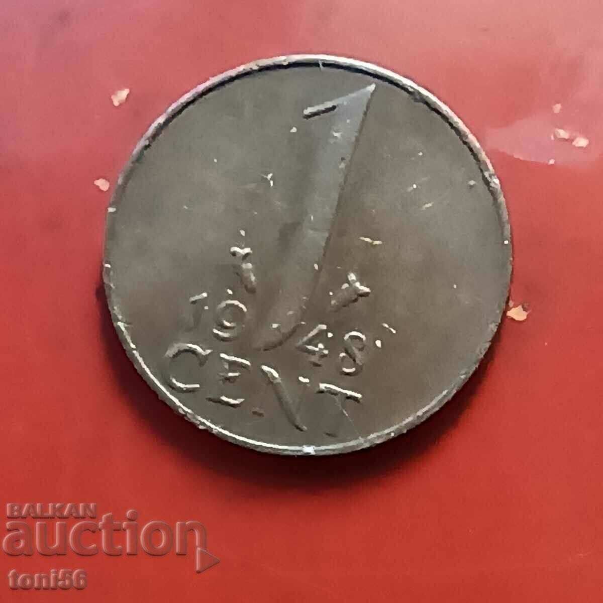 Olanda 1 cent 1948