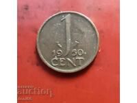 Нидерландия 1 цент 1950