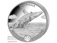 1 oz Silver The Whale - Dem. Republic of Congo 2020