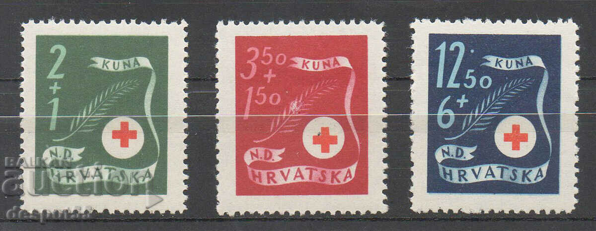 1944. Croaţia. Crucea Rosie.