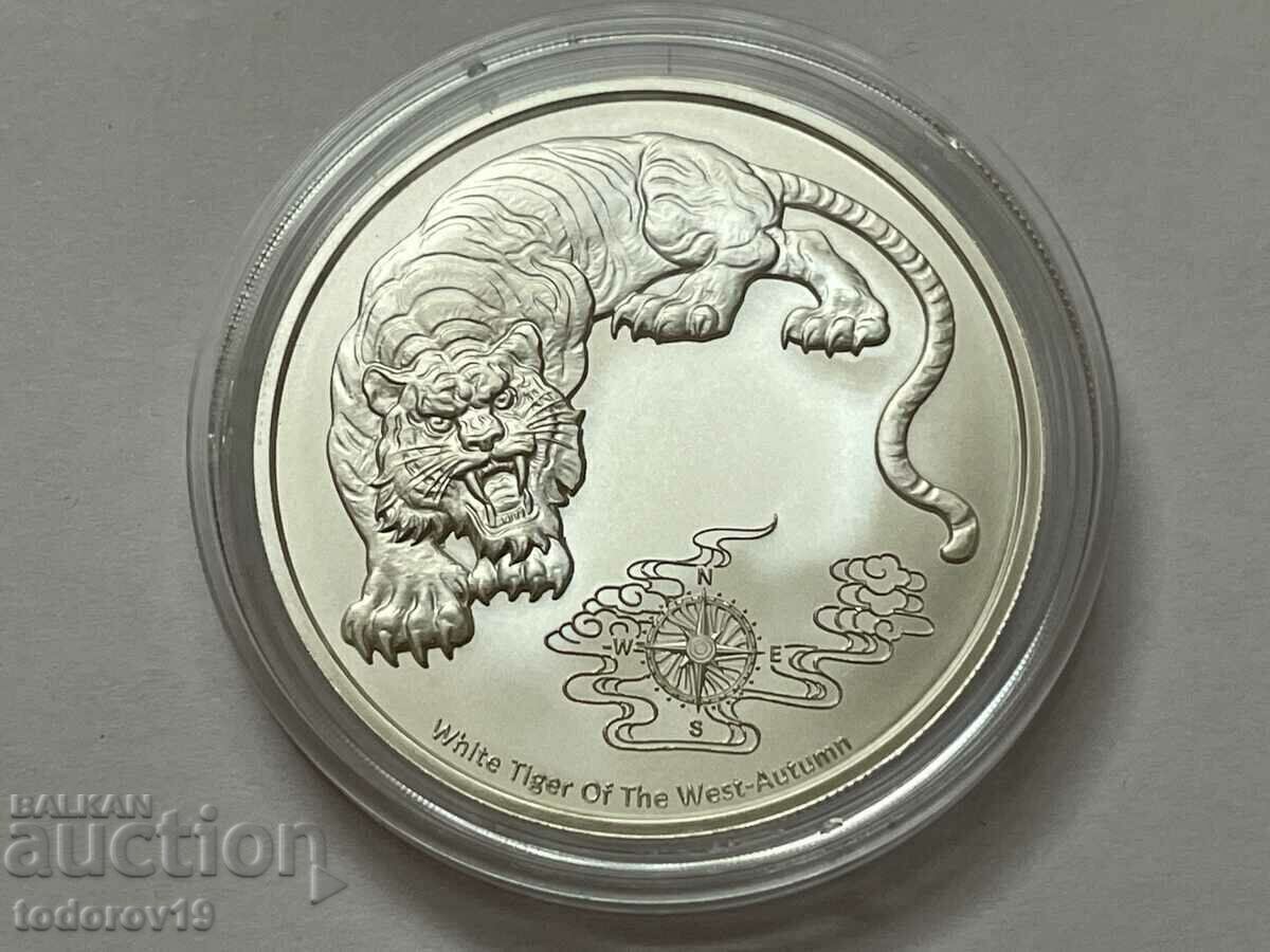 Auction  Silver coin The White Tiger - The Four Guardians - 2023