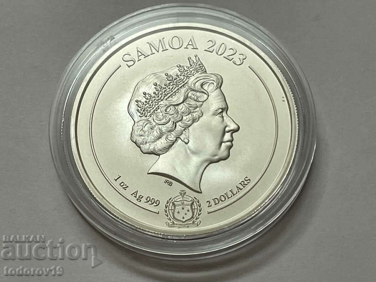 Delivery of Silver coin The White Tiger - The Four Guardians - 2023
