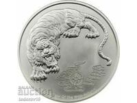 Silver coin The White Tiger - The Four Guardians - 2023