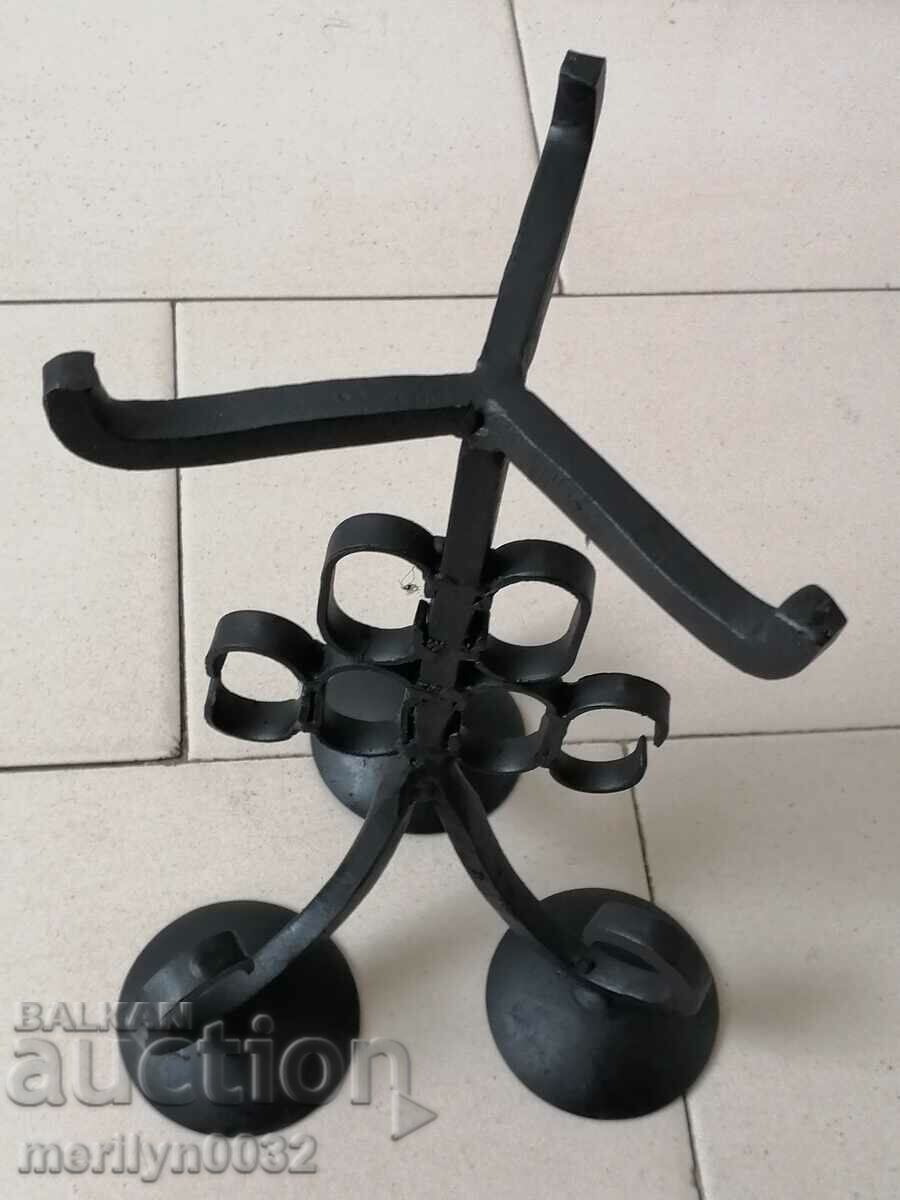 An old candle made of wrought iron lamp - 6 An old candle made of wrought iron lamp - 6