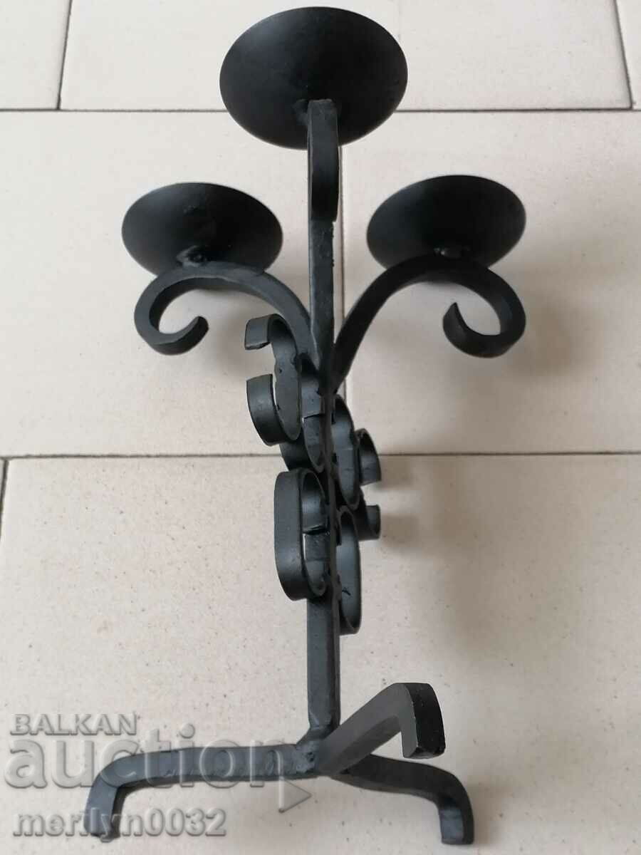 An old candle made of wrought iron lamp - 7 An old candle made of wrought iron lamp - 7