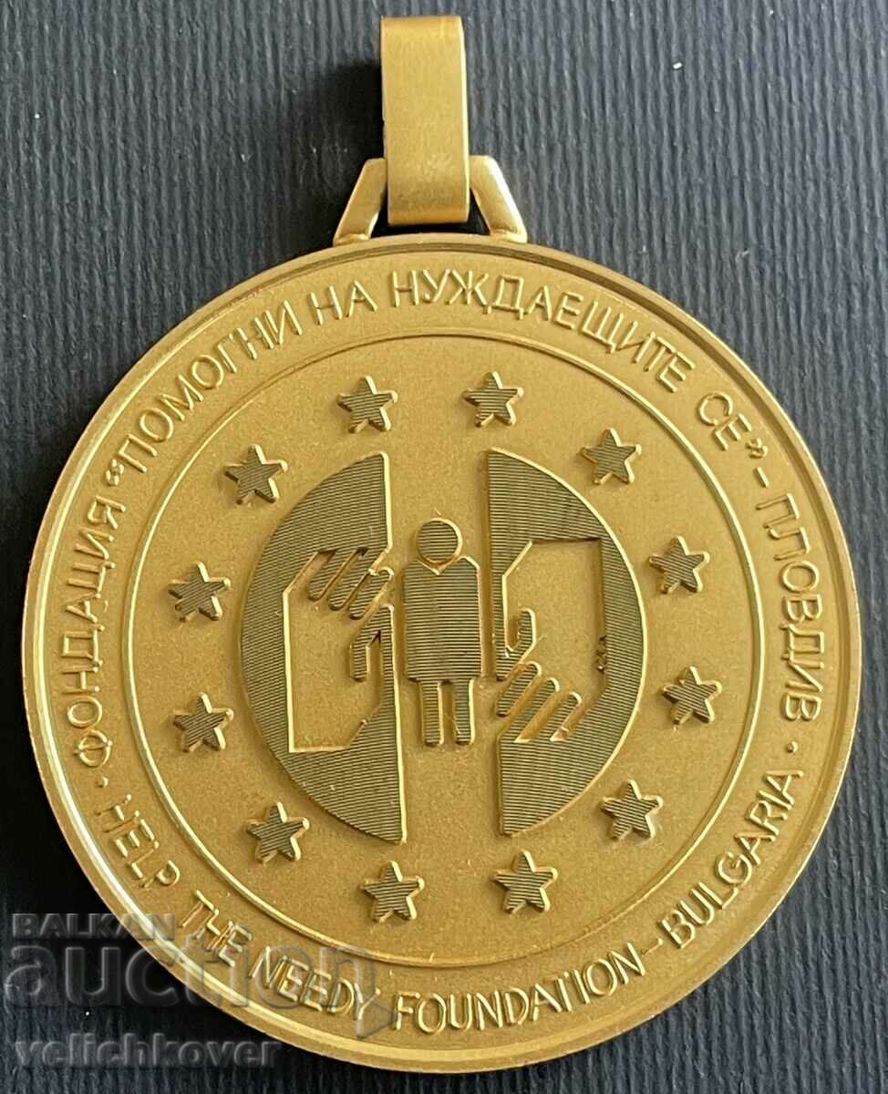 34397 Bulgaria medalia Fundația Ajută un nevoiaș Plovdiv