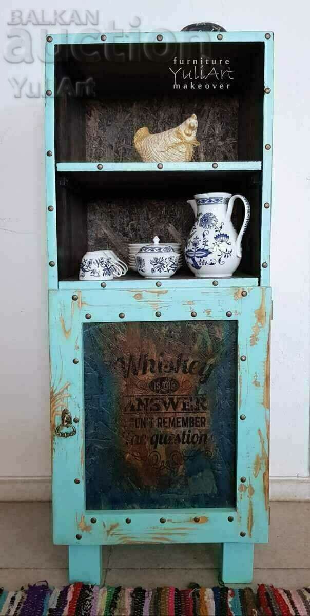 Recycled cabinet/bar