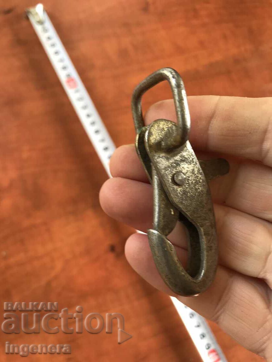 CARABINER FROM THE OLD MATERIAL with price 4.00 BGN | € 2.05 CARABINER FROM THE OLD MATERIAL with price 4.00 BGN | € 2.05
