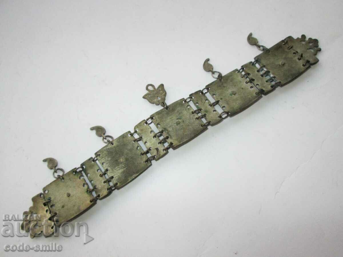 Παλιό αντίκες αναγεννησιακό αναγνώστη κοσμημάτων ασημένιο χτύπημα - 6