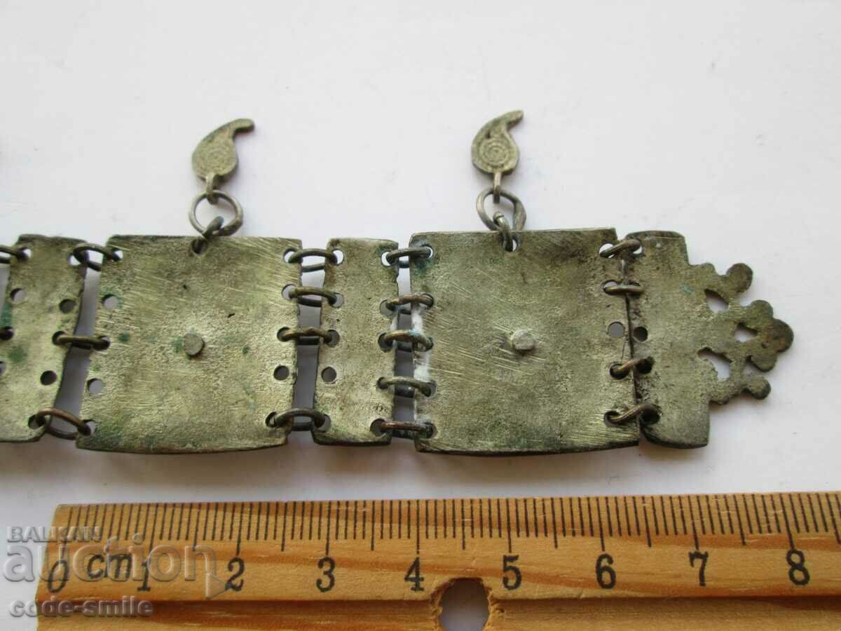 Παλιό αντίκες αναγεννησιακό αναγνώστη κοσμημάτων ασημένιο χτύπημα - 7