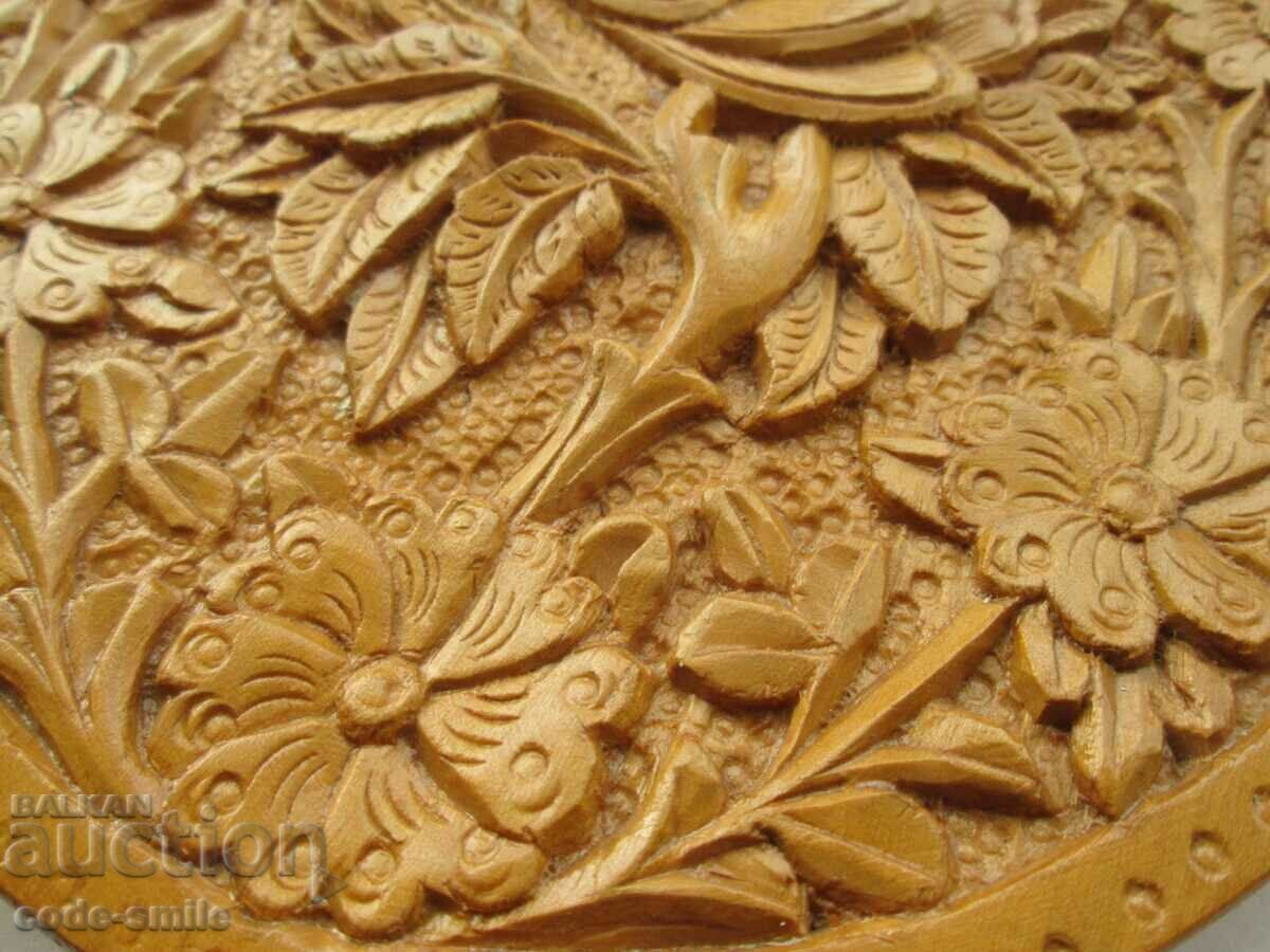 Old fine wood carving decoration ethnography wall panel - 5 Old fine wood carving decoration ethnography wall panel - 5