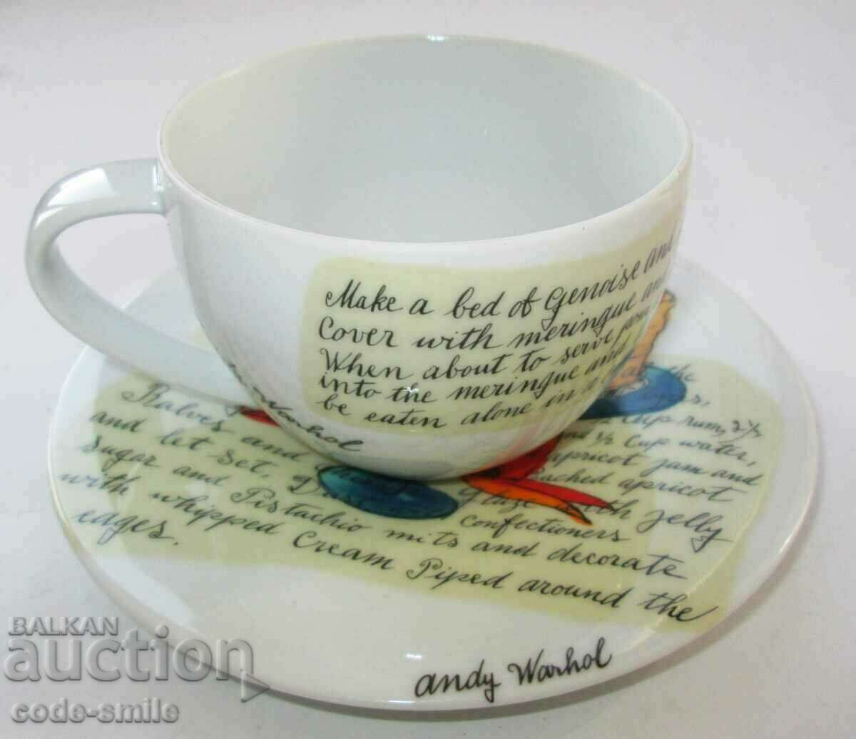 Vintage Andy Warhol Limited Art Set Rosenthal Porcelain - 7 Vintage Andy Warhol Limited Art Set Rosenthal Porcelain - 7