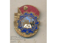Rare Award Badge For Active Union Work Enamel