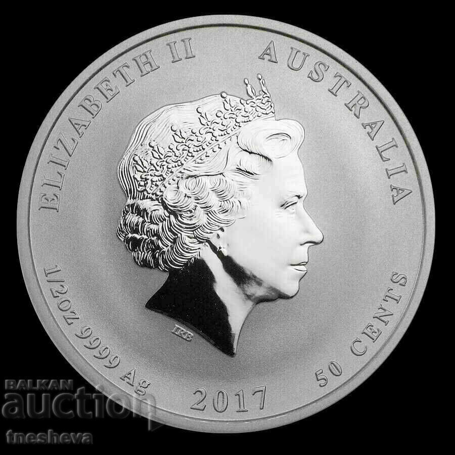 1/2 oz -2017 SILVER AUSTRALIA Year of the Rooster II SERIES with price 98.00 BGN | € 50.11